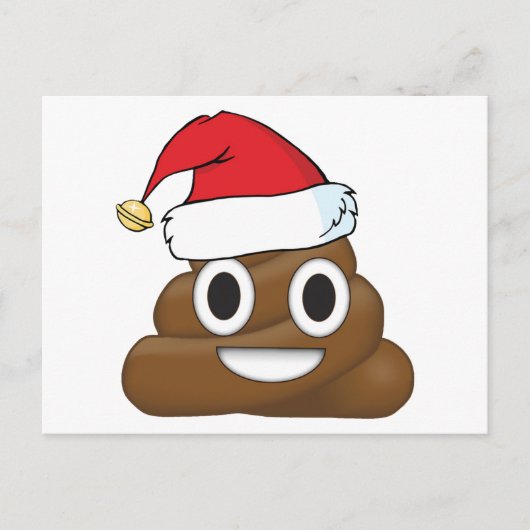 Unglaublich witzig Weihnachten Kackte Emoji (Vorderseite)