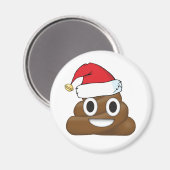 Unglaublich witzig Weihnachten Kackte Emoji Magnet (Vorderseite/Rückseite)