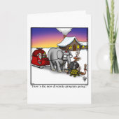 Unglaublich witzig Weihnachts-Spaß-Grußkarte Karte (Vorderseite)