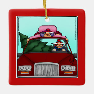 Unglaublich witzig Weihnachtsgeschenk Keramikornament