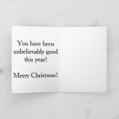 Unglaublich witzig Weihnachtskarte Feiertagskarte (Innenseite)