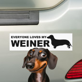 Unglaublich witzig Weiner Dog "Dackel" Zitat Autoaufkleber