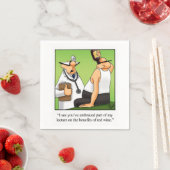 Unglaublich witzig Wine Spaß Cocktail Napkins Serviette (Beispiel)