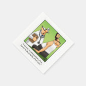 Unglaublich witzig Wine Spaß Cocktail Napkins Serviette (Ecke)