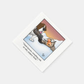 Unglaublich witzig Wine Spaß Cocktail Napkins Serviette (Ecke)