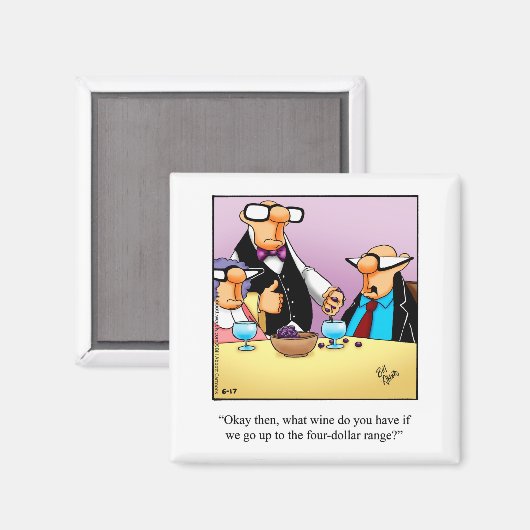 Unglaublich witzig Wine Spaß Kühlschrank Magnet (Vorderseite/Rückseite)