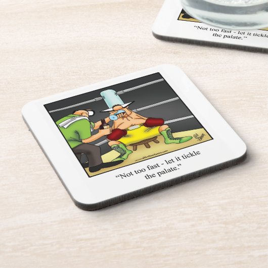 Unglaublich witzig Wine Spaß Untersetzer (Linke Seite)