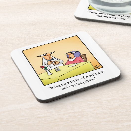 Unglaublich witzig Wine Spaß Untersetzer Geschenk (Linke Seite)