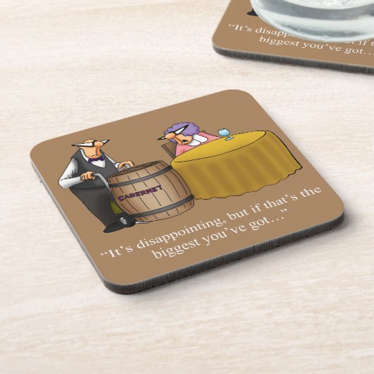 Unglaublich witzig Wine Spaß Untersetzer Geschenk (Linke Seite)