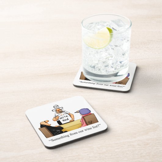 Unglaublich witzig Wine Spaß Untersetzer Geschenk (Rechte Seite)