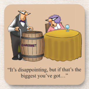 Unglaublich witzig Wine Spaß Untersetzer Geschenk