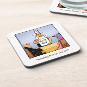 Unglaublich witzig Wine Spaß Untersetzer Set (Linke Seite)