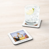 Unglaublich witzig Wine Spaß Untersetzer Set (Rechte Seite)