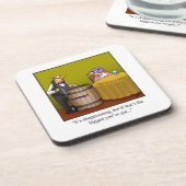 Unglaublich witzig Wine Spaß Untersetzer Set (Linke Seite)