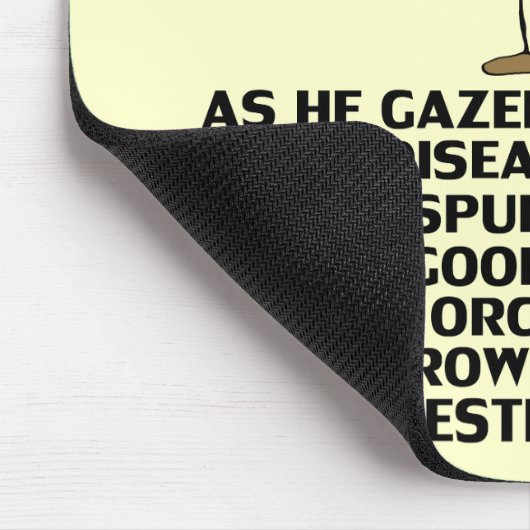 Unglaublich witzig Witz Mousepad (Ecke)