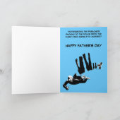 Unglaublich witzig Worte der Weisheit Vatertag Karte (Innenseite)