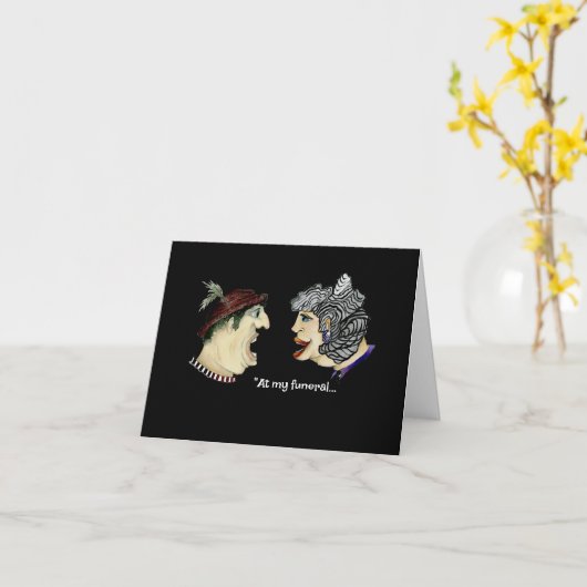 Unglaublich witzig Wünsche Karte (Gelbe Blume)