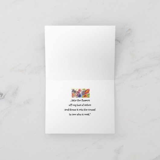 Unglaublich witzig Wünsche Karte (Innenseite)