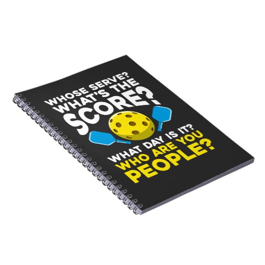 Unglaublich witzig Zitat von Pickleball Humorale S Notizblock (Rechte Seite)