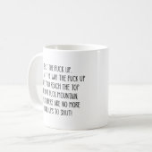 Unglaublich witzig Zitate Ideen Ungeeignete Neuhei Kaffeetasse (Vorderseite Links)