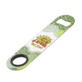 Unglaubliche beste Freunde Sonnenblumen und Bienen Speed Flaschenöffner (Vorderseite Schrägansicht)