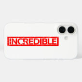 Unglaubliche Briefmarke Case-Mate iPhone Hülle (Rückseite (Horizontal))