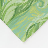 Unglaubliche Enkeltochter Sonnenblumen und Bienen Fleecedecke (Ecke)