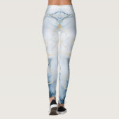 Unglaubliche Farbe Print Light Marbour Leggings (Rückseite)