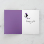 Unglaubliche Geburtstagsblasen auf schwarz Karte (Innenseite)