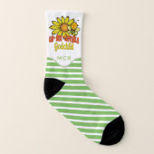 Unglaubliche Godchild Sonnenblumen und Bienen Socken (Links - Innen)