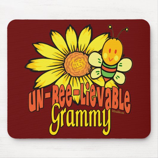 Unglaubliche Grammy Sonnenblumen Mousepad (Vorne)