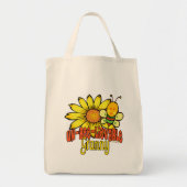 Unglaubliche Granny Sonnenblumen Tragetasche (Vorne)