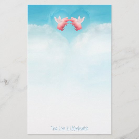 Unglaubliche Liebe Briefpapier (Vorderseite)
