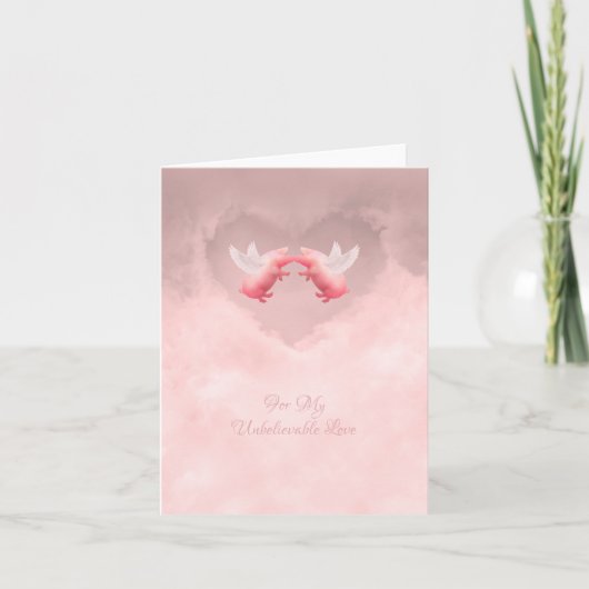 Unglaubliche Liebe Karte (Vorderseite)