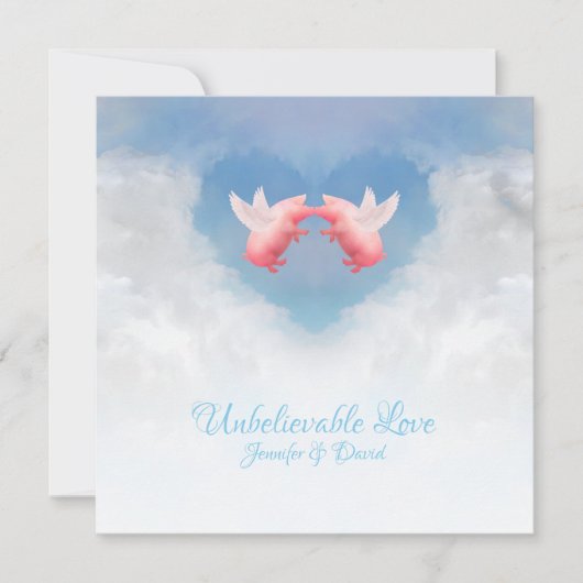 Unglaubliche Liebe Karte (Vorderseite)