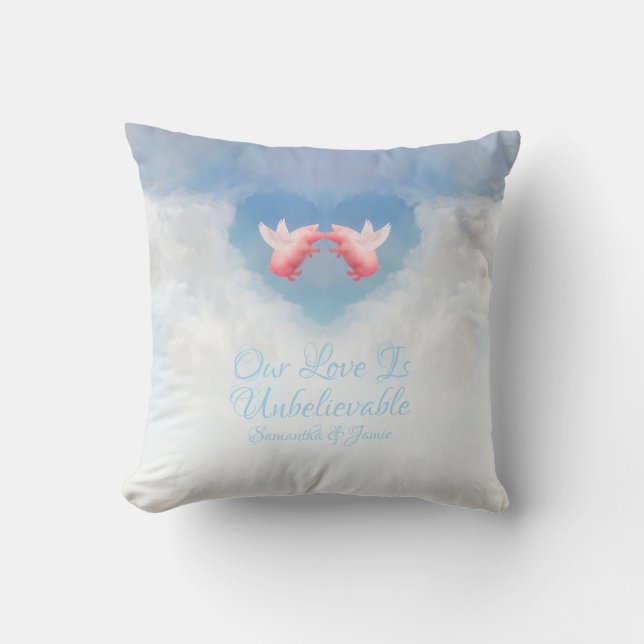 Unglaubliche Liebe Kissen (Vorderseite)