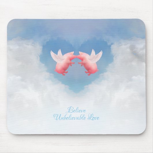 Unglaubliche Liebe Maus Pad Mousepad (Vorne)