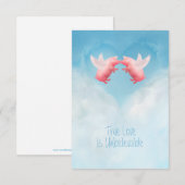 Unglaubliche Liebe Mitteilungskarte (Vorne/Hinten)