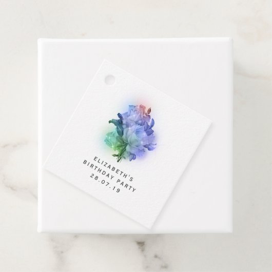 Unglaubliche Lila Rose und Spitzen Geschenkanhänger (Beispiel)