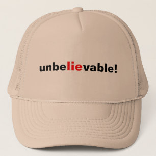Unglaubliche Lüge Baseballkappe Hut Beige Männer F Truckerkappe
