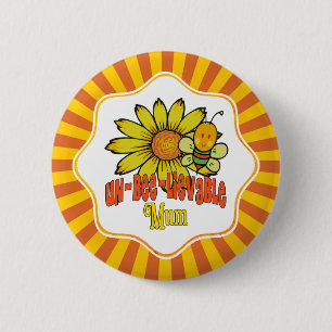 Unglaubliche Mama-Sonnenblumen Button