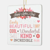 Unglaubliche Mama zum Muttertag | Ornament (Links)