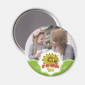 Unglaubliche Mimi-Sonnenblumen Magnet (Vorderseite/Rückseite)