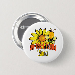 Unglaubliche Nana Sonnenblumen Button