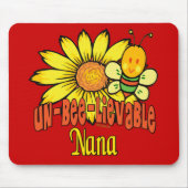 Unglaubliche Nana-Sonnenblumen Mousepad (Vorne)