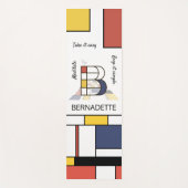 Unglaubliche Neoplastik Art Monogramm. Buchstabe B Yogamatte (Vorderseite)