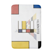 Unglaubliche Neoplastik Art Monogramm. Buchstabe E Badematte (Vorderseite Vertikal)