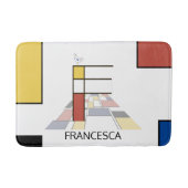 Unglaubliche Neoplastik Art Monogramm. Buchstabe F Badematte