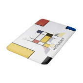 Unglaubliche Neoplastik Art Monogramm. Buchstabe H Badematte (Schrägansicht)