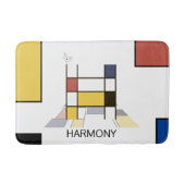 Unglaubliche Neoplastik Art Monogramm. Buchstabe H Badematte (Vorderseite)